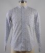 100%Cotton Men's long sleeve pigment print shirt